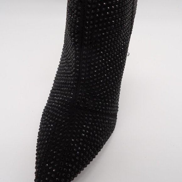 Thalia Sodi Womens Raquell Pointed Toe Rhinestones Mid-Calf Boots - Picture 4 of 8